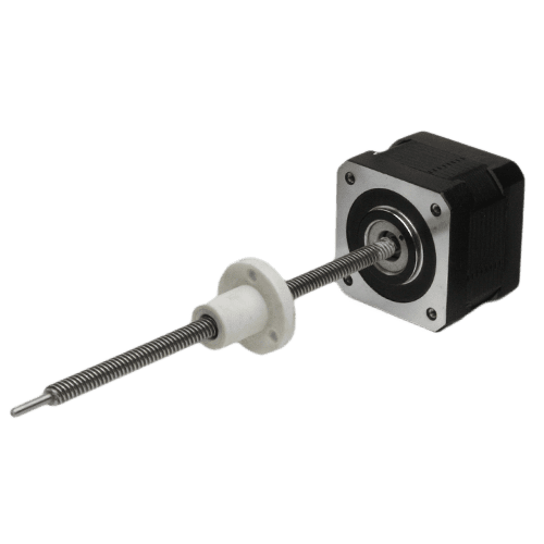 Линейные шаговые актуаторы FL35ST-100B с резьбой на валу и гайкой
