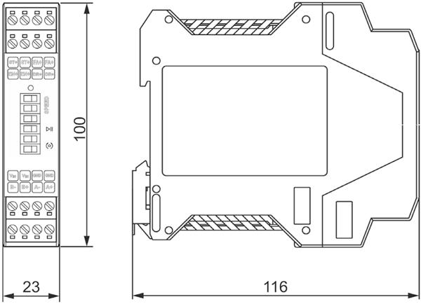 БУШД-2.8 в корпусе размеры